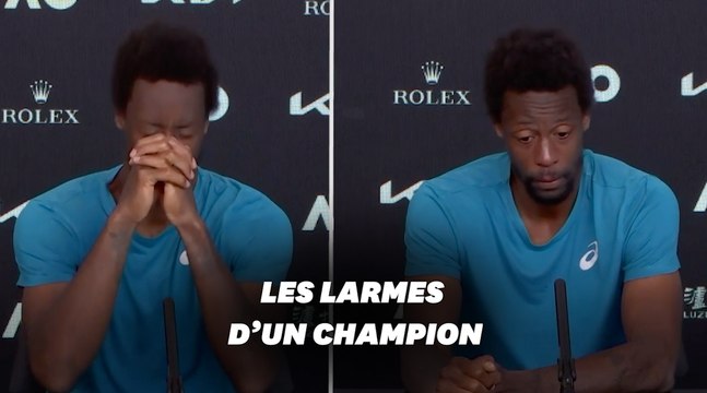 Gaël Monfils fond en larmes après sa défaite à l'Open d'Australie
