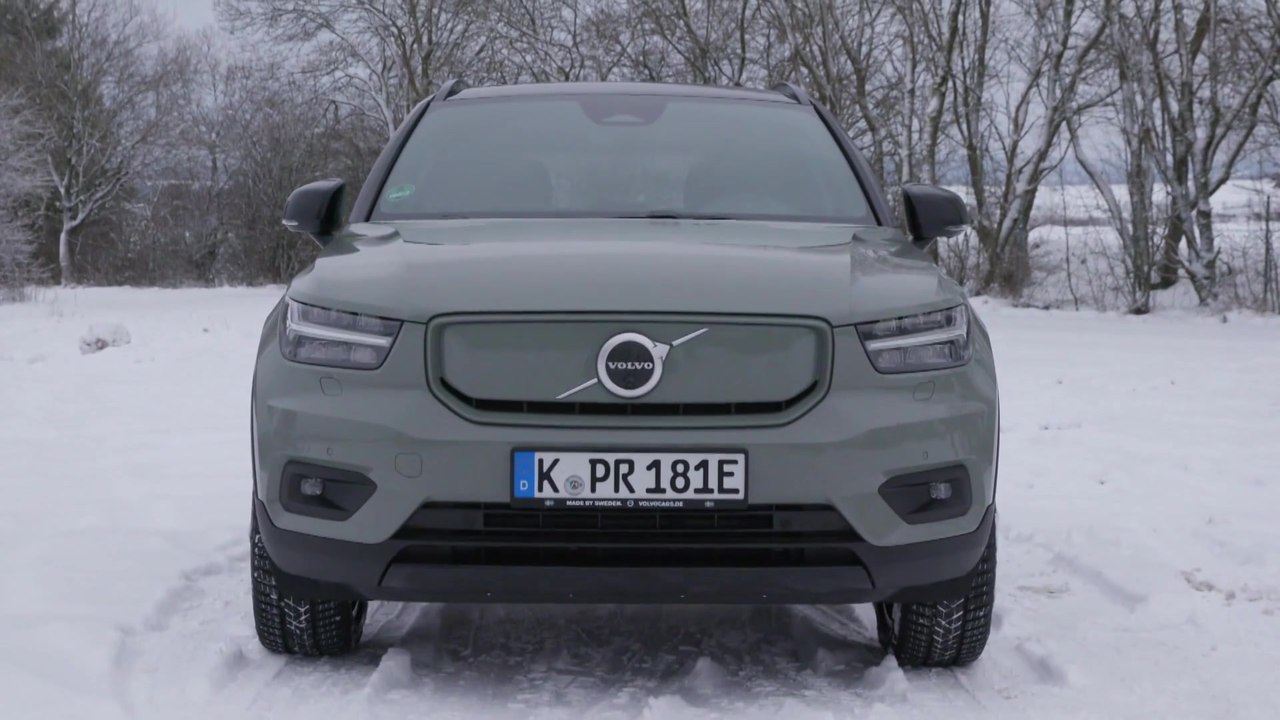 Volvo XC40 P8 AWD - winterlichen Fahrten mit dem Elektroauto