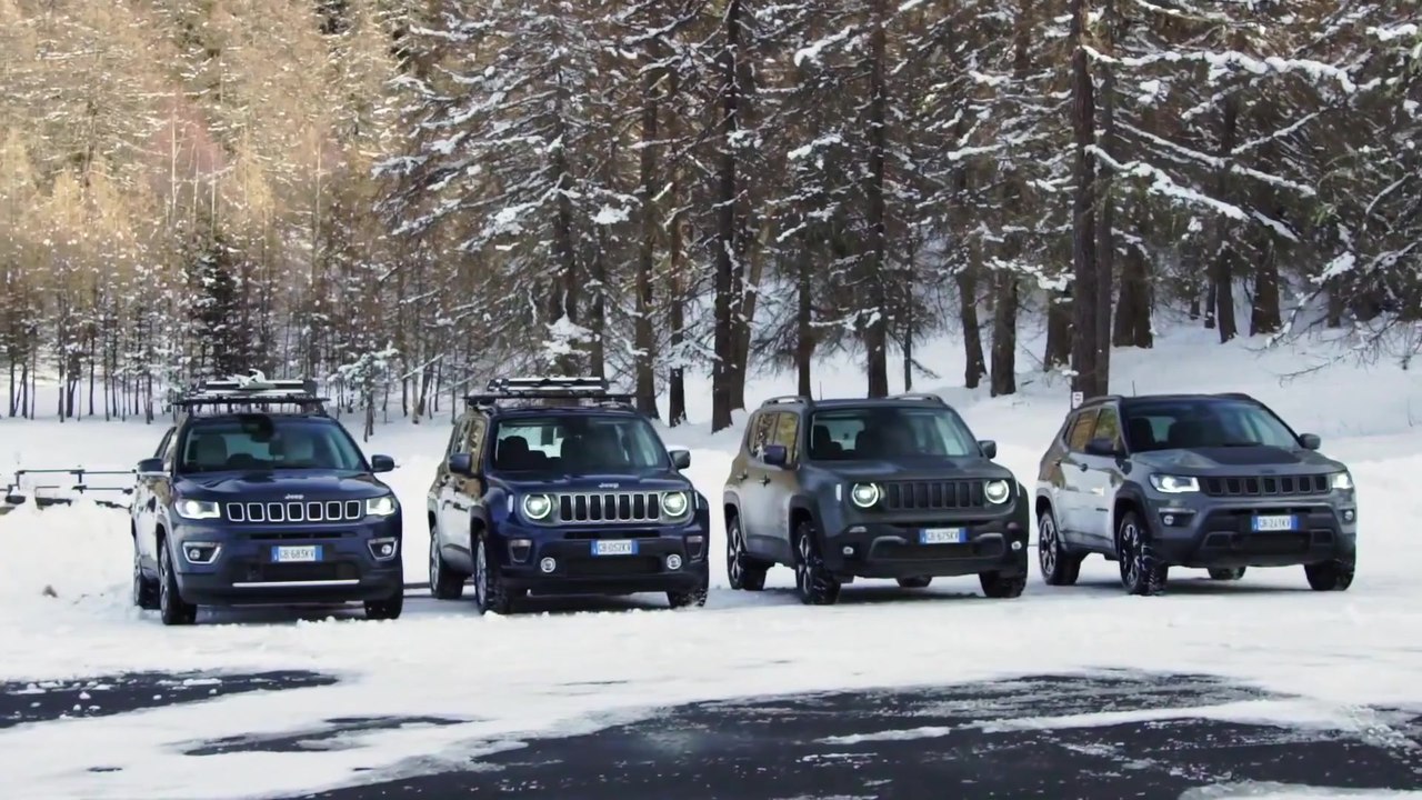 Bei Schnee und Eis sorgenfrei unterwegs mit den Jeep® 4xe-Modellen
