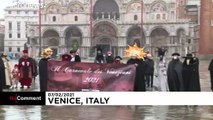 Βενετία: Με μάσκες αλλά...όχι για το καρναβάλι