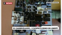 35 cambriolages : trois suspects remis en liberté
