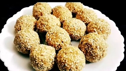 अगर ऐसे बनाएंगे तिल गुड़ लड्डू तो मुंह में  घुल जाएंगे I Gud Till ke laddu I Tillkut I Gud ladoo IGud Till Ladoo