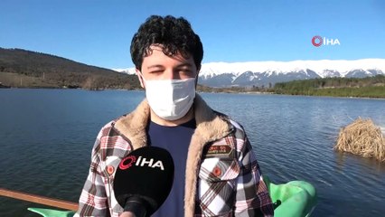 Bu manzarayı izlemek için şehir dışından geliyorlar