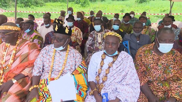 Le ministre de l'hydraulique lance les travaux de renforcement d'alimentation de la ville d'Abidjan en eau potable