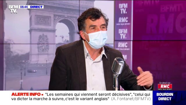 Arnaud Fontanet: Le variant britannique serait 30% plus létal , d'après des publications du Royaume-Uni