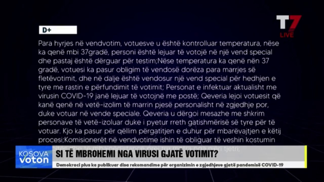 Si të mbrohemi nga virusi gjatë votimit?