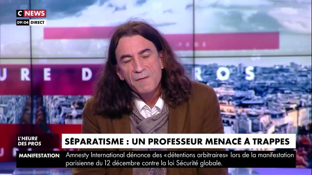 Le prof de philo menacé témoigne sur CNews : « Aujourd’hui, à Trappes, il n’y a plus de lieux mixtes, de salons de coiffure mixtes