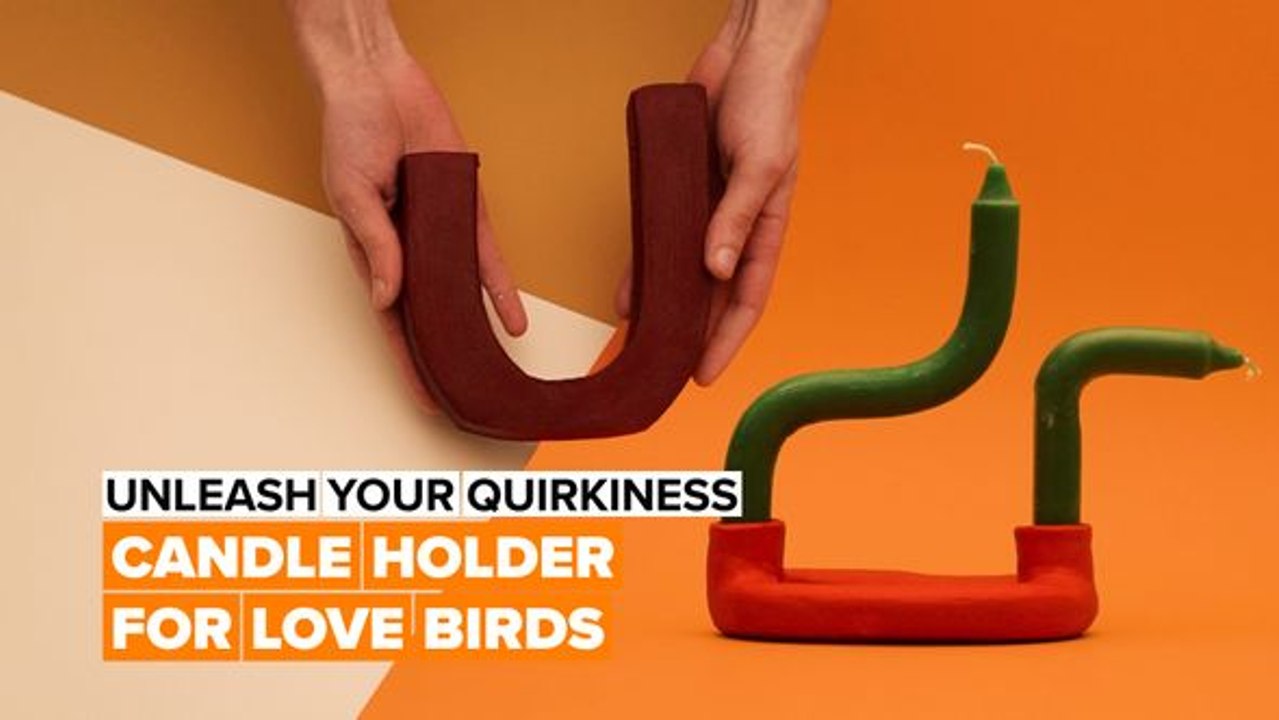 Dreamy home decor: conjoined candle holder