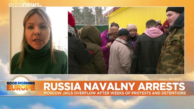 Russia protests: Moscow prisons overcrowded after weeks of arrests