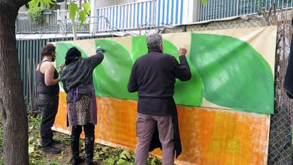 Ateliers en janvier dans la cour du 37