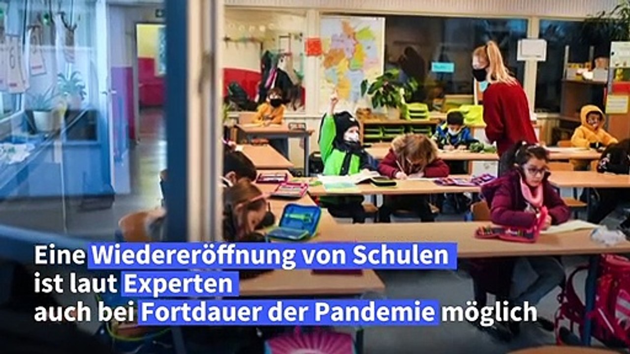 Experten: Schulbetrieb unter Corona-Bedingungen möglich