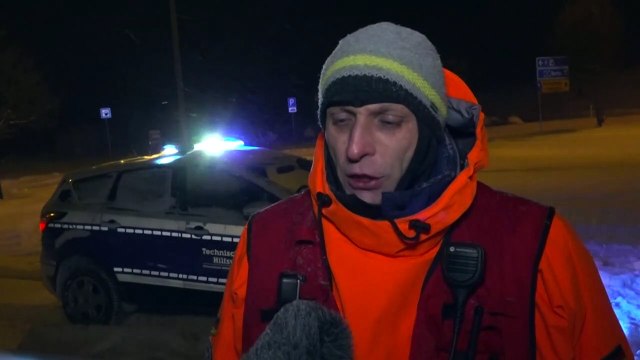 Schneechaos auf deutschen Straßen