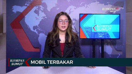 Mobil Klasik Volkswagen Terbakar di Medan