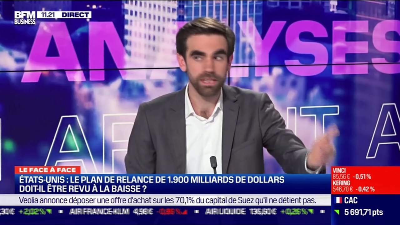 Alexandre Baradez VS Pierre Sabatier: Etats-Unis, le plan de relance de 1.900 milliards de dollars doit-il être revu à la baisse ? - 08/02