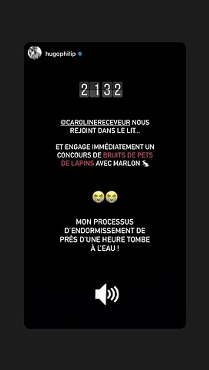 Caroline Receveur vient "perturber le processus d'endormissement" de son fils Marlon (2 ans) avec des "bruits de pets de lapins" - Instagram