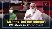'MSP tha, hai aur rahega': PM  Narendra Modi in Parliament
