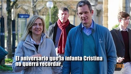 El aniversario que la infanta Cristina no quiere recordar