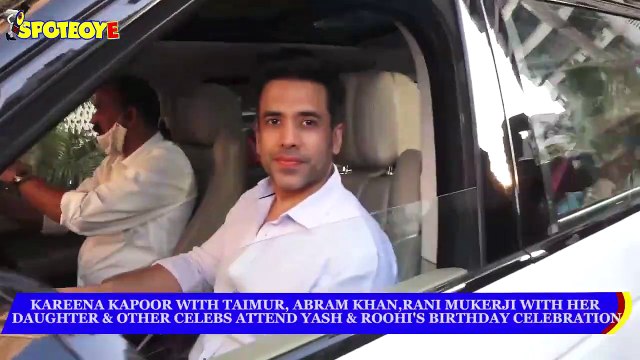 Kareena with Taimur, Abram Khan,Rani mukerji & other celebs at Yash & Roohi's birthday celebration