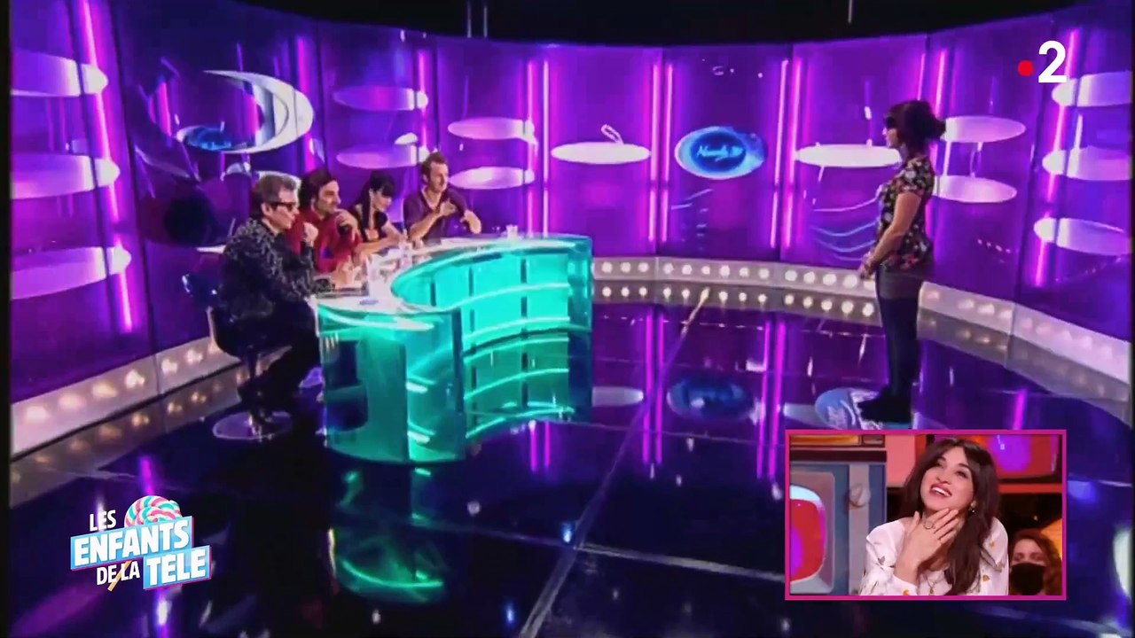 Camélia Jordana revoit les images de son tout premier casting de la "Nouvelle Star" dans l'émisison "Les enfants de la télé".