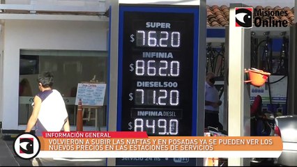 Download Video: Volvieron a subir las naftas y en Posadas ya se pueden ver los nuevos precios en las estaciones de servicios