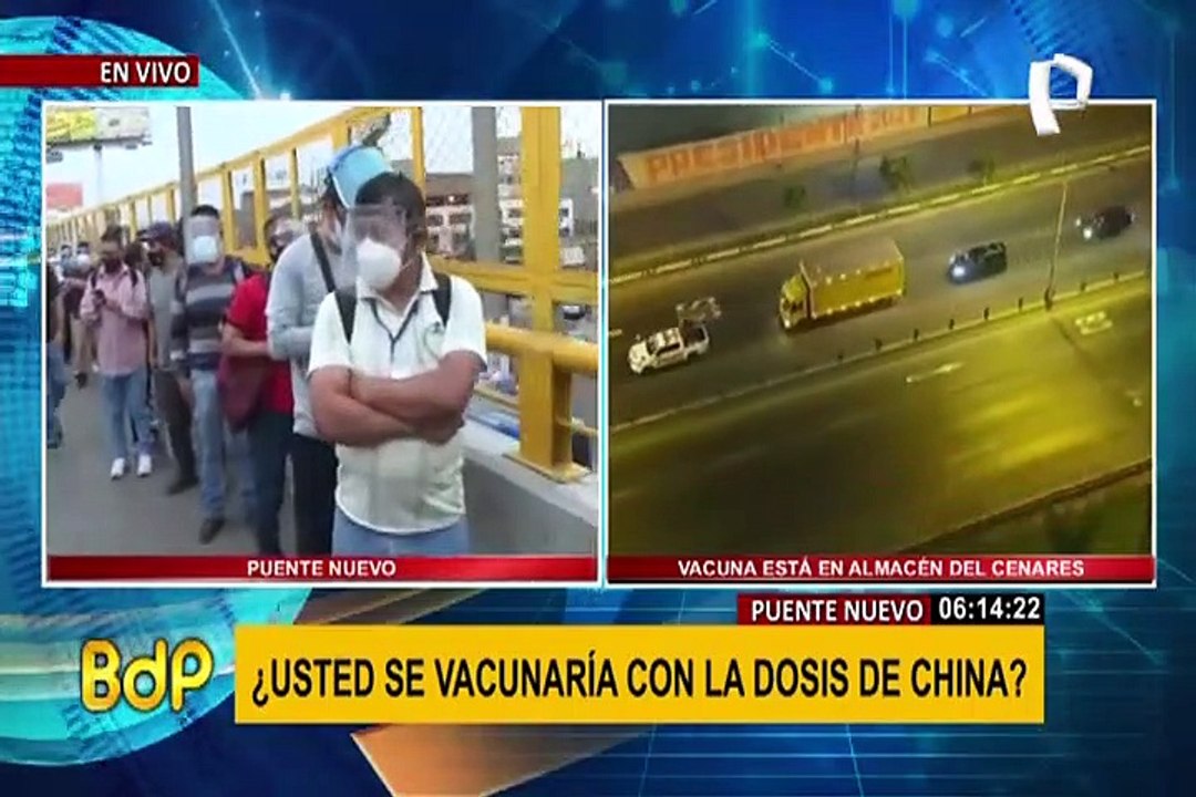 Puente Nuevo: personas aún muestran dudas por vacuna COVID-19