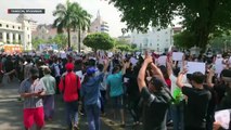 Thousands of protesters march for 3rd straight day in Yangon