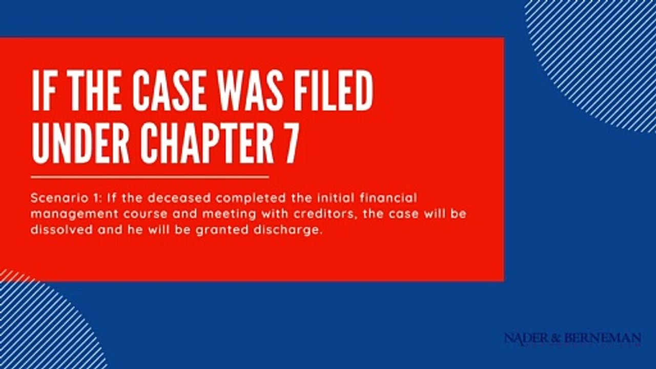 What Happens If Someone Dies During Ongoing Bankruptcy Case?