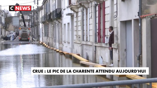 Inondations à Saintes : un pic attendu dans la journée