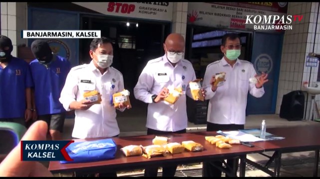 BNNP Kalsel Tangkap Dua Tersangka Pengedar Sabu Seberat 5.5 Kilogram