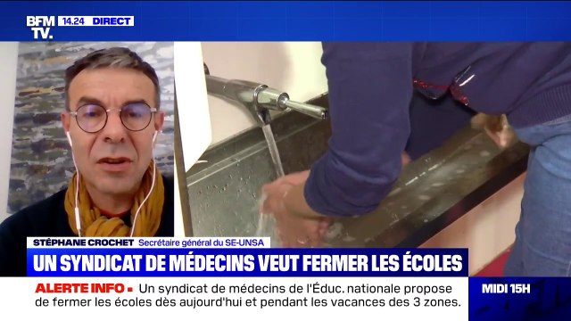 Covid-19: pour le syndicat de médecins SE-UNSA, les mesures de fermeture de classes ne sont pas prises avec assez de rapidité