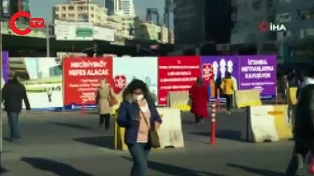 Mecidiyeköy meydanı yenileniyor