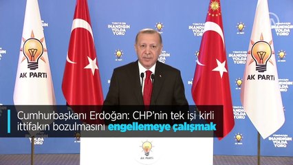Cumhurbaşkanı Erdoğan: Bizim projelerimize onların hayalleri yetmez
