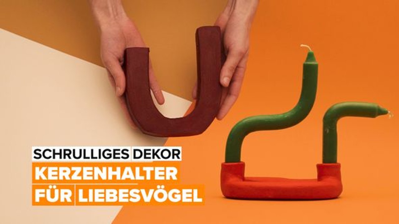 Traumhafte Deko für Zuhause: Ineinandergreifende Kerzenständer
