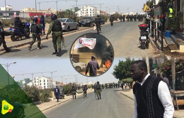Affaire Ousmane Sonko : Impressionnant déploiement de la gendarmerie qui sort l’artillerie lourde