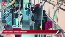 Otobüste kadına saldırı! Tutuklandı