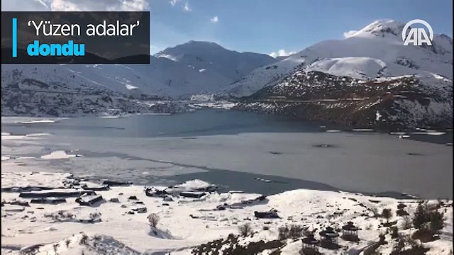 ‘Yüzen adalar’ dondu