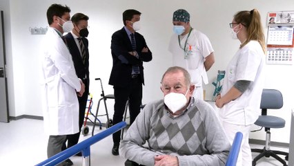 Marín visita las nuevas instalaciones del Hospital San Cecilio de Granada