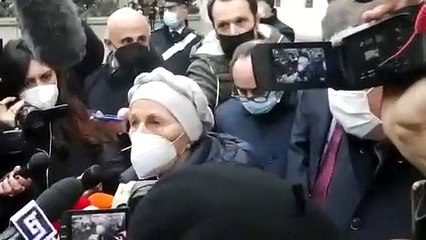 Emma Bonino e Carlo Calenda dopo l'incontro con Mario Draghi