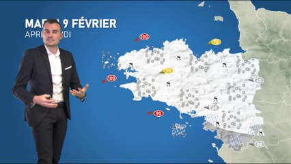 Bulletin météo pour le mardi 9 février 2021