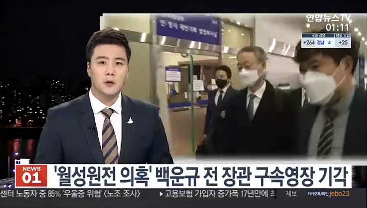 '월성원전 의혹' 백운규 전 장관 구속영장 기각