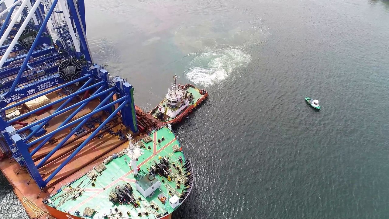 DP World Dakar augmente sa capacité de manutention avec l'arrivée de nouveaux Portiques de Quai