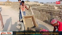 Bricks Making New Technology _ Primitive Technology How To Make Mud Bricks Handmade _ brick making