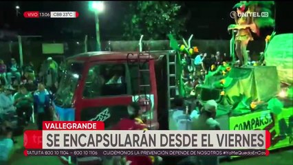 Encapsulamiento y ley seca en Vallegrande durante el Carnaval