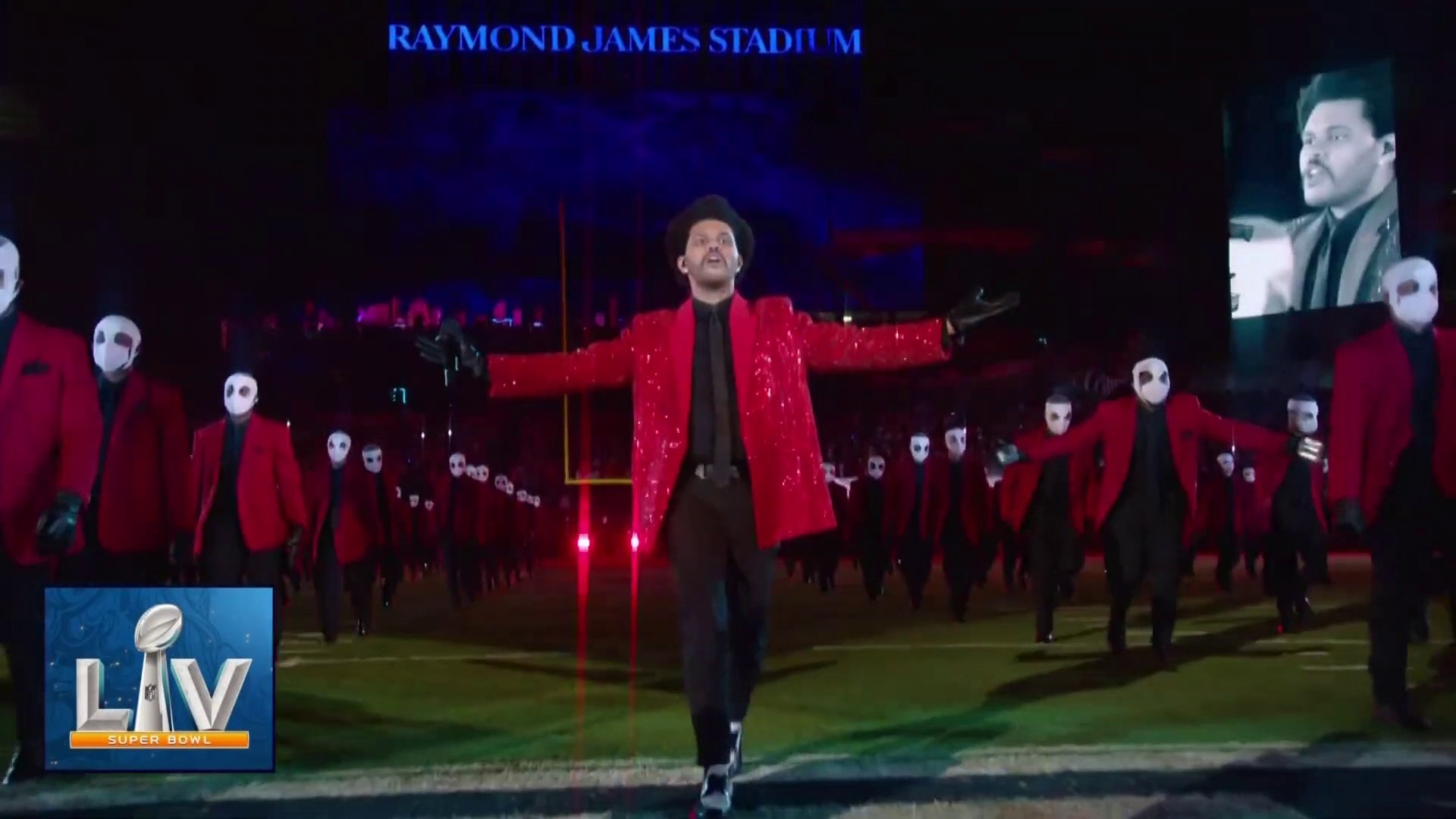 The Weeknd's red Super Bowl Givenchy jacket by was his most