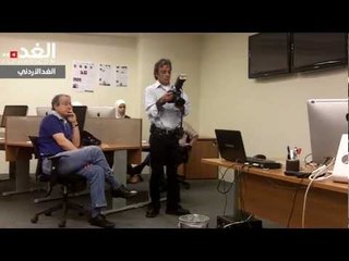 محاضرة للزميل أبو غوش لطلبة معهد الإعلام