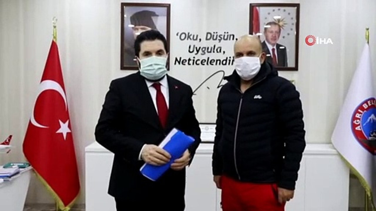 Ağrı Belediyesi, bin çocuğa kayak eğitimi projesi başlattı