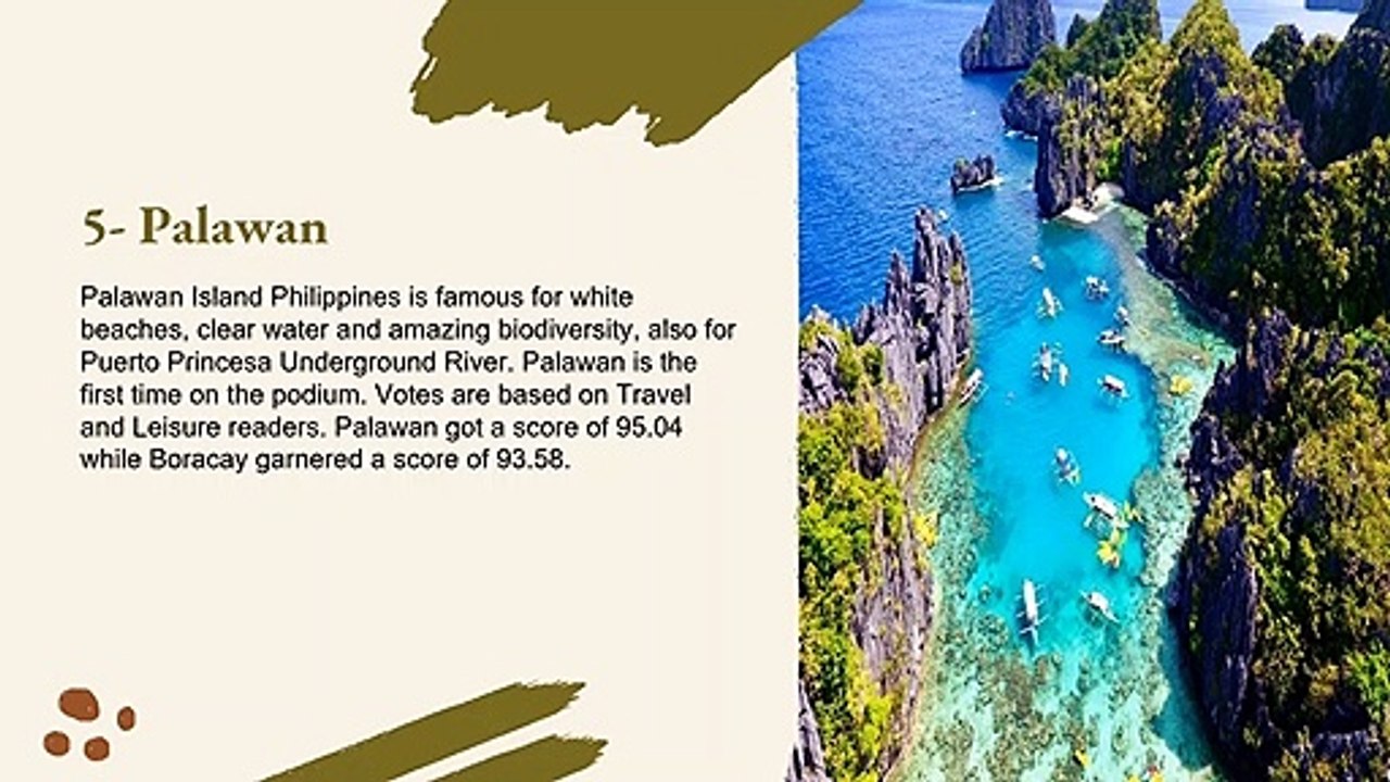 Top destinations in Philippines.