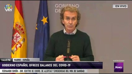Desde Madrid - Gobierno español ofrece balance del Covid-19
