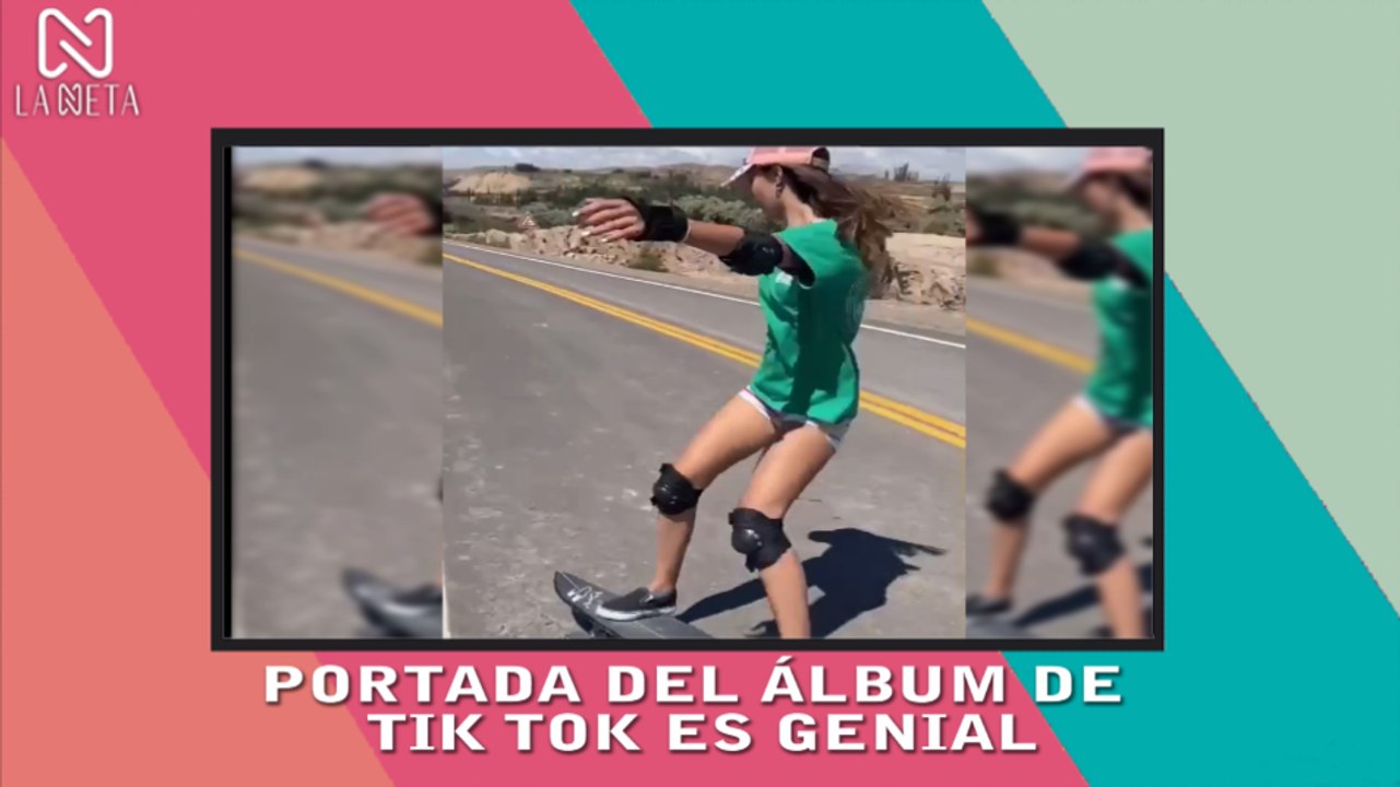 PORTADA  DE  ÁLBUM  DE  TIK TOK  ESTÁ  GENIAL
