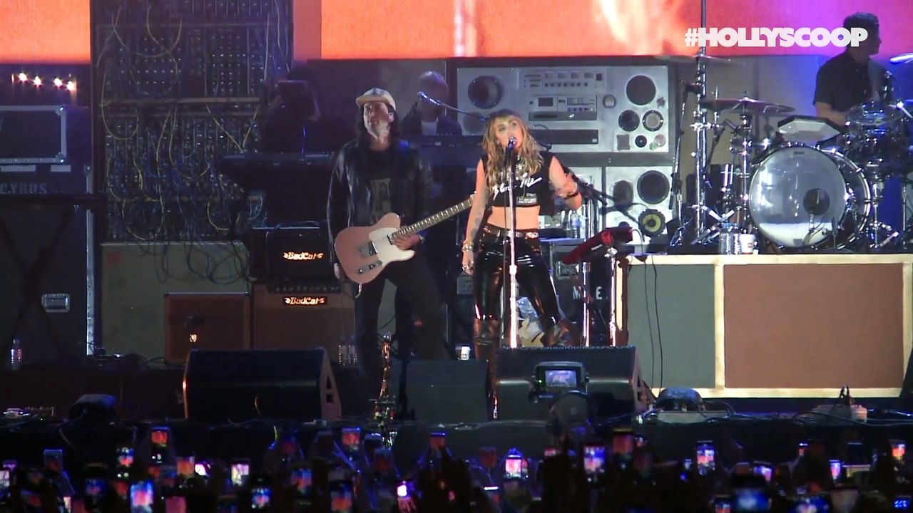 Miley Cyrus BREAKS DOWN During Super Bowl Pregame Performance!